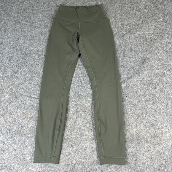 Lululemon Align Leggings Womens 4 High Rise 25” Green Athleisure - Picture 1 of 9